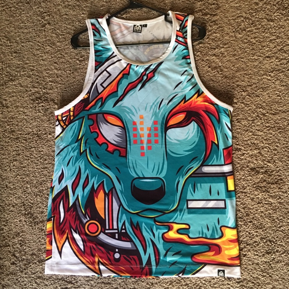 wolfie tank top
